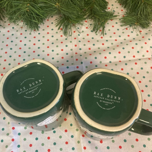 Rae Dunn Holiday Naughty and Nice Mugs - Picture 3 of 6